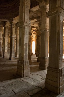 Champaner Pavagad 15. yüzyılda Mahmud Begda; Jami Mescid kompleksi; Arkeoloji parkı; Champaner; Gujarat; Hindistan; Asya