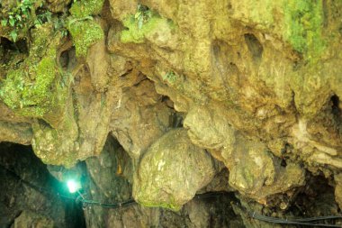 Mawlaisyiem caves ( limestone ), Cherrapunjee, Meghalaya, India clipart