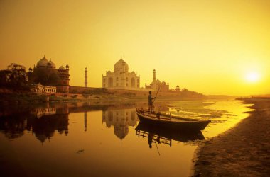 Taj Mahal, Agra, Uttar Pradesh, Hindistan