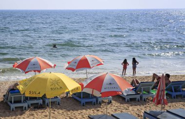 Goa, Hindistan 'daki Bogmalo Sahili 