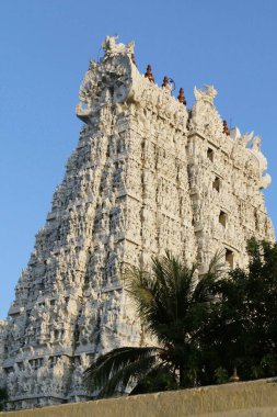 Suchindram Tapınağı, Kanyakumari, Tamil Nadu, Hindistan, Asya 