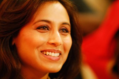 Bollywood oyuncusu Rani Mukherjee, Hindistan 