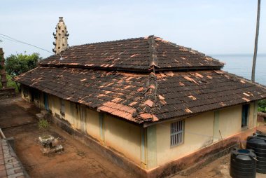 Shree Karhateshvar tapınağı Nandivade, Ratnagiri bölgesi, Maharashtra, Hindistan 