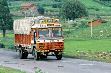 Kamyonlar, Dungerpur, Rajasthan, Hindistan 