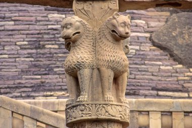 Ashoka Pillar , Sanchi , Madhya Pradesh , India clipart