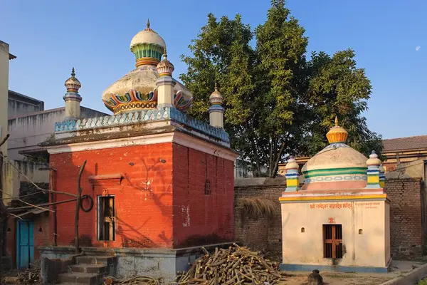 stock image Shree Rameshwar Mahadev Mandir, taluka Junnar, district Pune, Maharashtra, India 