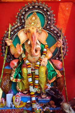 Tanrı 'nın heykeli Ganesha Hindistan Asya 