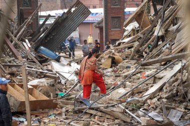 Konut binası çöktü, deprem, nepal, asya 