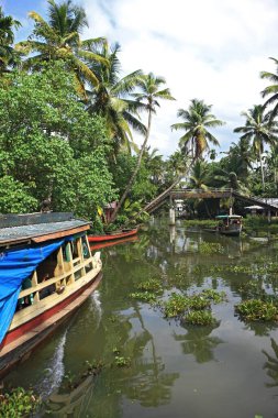 Sualtı teknesi, Alleppey Alappuzha, Kerala, Hindistan 