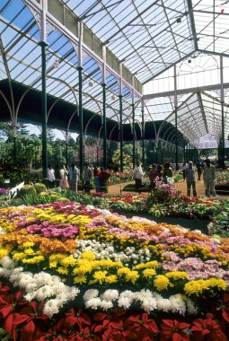 Lalbagh Botanik Bahçelerindeki En Büyük Cam Ev; Bangalore; Karnataka; Hindistan
