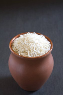 Hint basmati pilavı, yakın çekim.