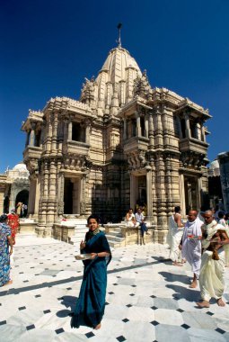 Adinath tapınağının ana tapınağı Palitana, Gujarat, Hindistan 