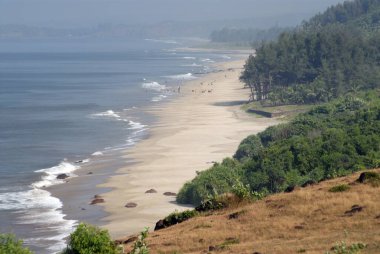 Ganpatipule Sahili; Ratnagiri Bölgesi; Maharashtra; Hindistan