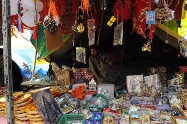 Dükkan, amarnath yatra, Jammu Kashmir, Hindistan, Asya