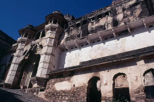 Sarayın Girişi, Bundi, Rajasthan, Hindistan, Asya 