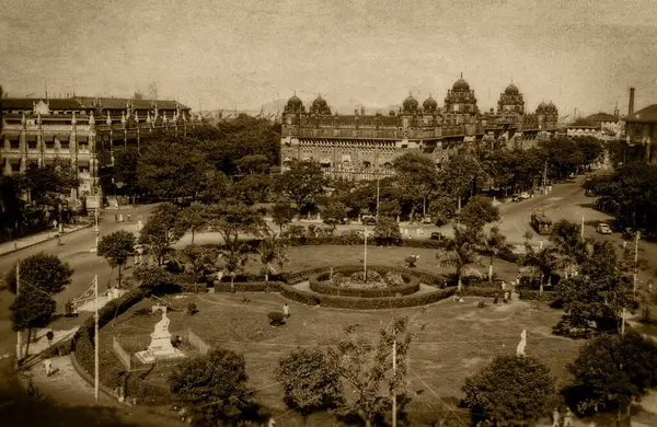 stock image General post office and garden, Victoria terminal, mumbai, maharashtra, india, asia 