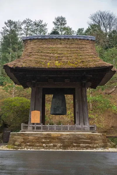 stock image Giant bell shed kencho ji temple, kamakura, japan  