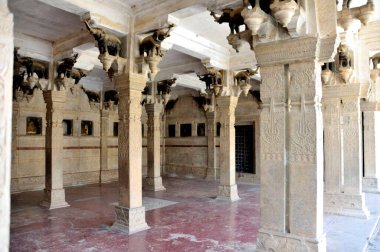 Hindistan Asya 'daki Rajasthan Sarayı' nda Chhatra Mahal. 