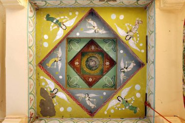 Tavan boyama gadhada shamlaji sabArkantha, gujarat, Hindistan, Asya 