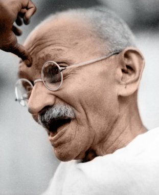 Hint özgürlük savaşçıları, mahatma gandhi, Hindistan, Asya, 1944 