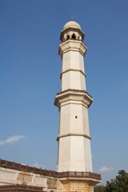 Bibi ka maqbara minaret, aurangabad, maharashtra, india, asia clipart