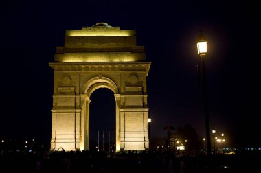 Hindistan 'ın Rajpath Yeni Delhi Hindistan Asya Kapısı 