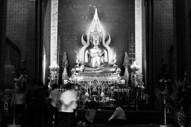 Altın Buda Wat Benchamabophit Bangkok Tayland 'da 1971' de  