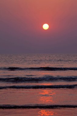 Nagaon plajı alibaug Raigad Maharashtra Hindistan Asya