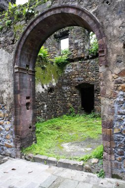 Portekiz mirası Vasai kalesi; Thane bölgesi; Maharashtra; Hindistan