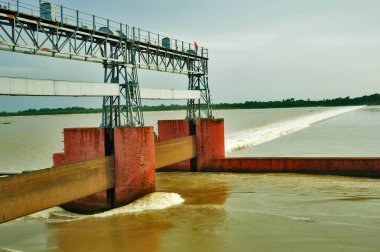 Anderson Weir Barajı Randiha Panagarh Batı Bengal Hindistan Asya 