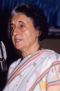 Hindistan Başbakanı İndira Gandhi 