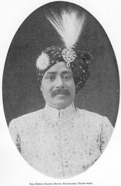 Hindistan Prensleri, Raja Kishore Chandra Birabar Harichandan, Talcher State, Anugul District, Orissa, Hindistan  