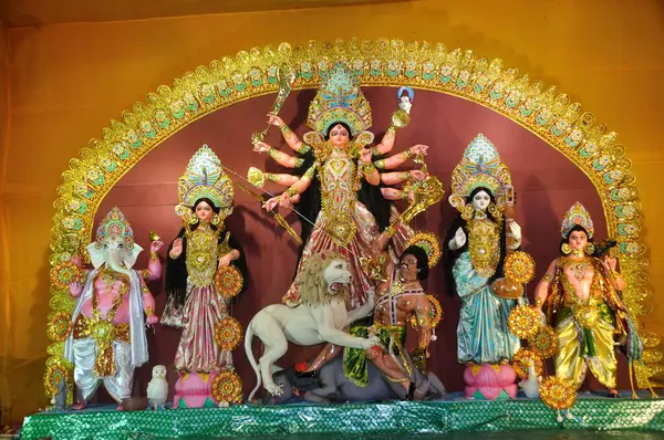 stock image statue of goddess durga India Asia