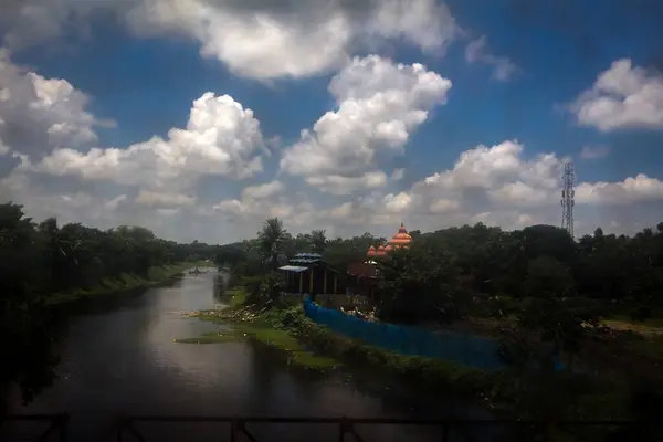 stock image Landscape at Gobardanga, North 24 Parganas, West Bengal, India, Asia 