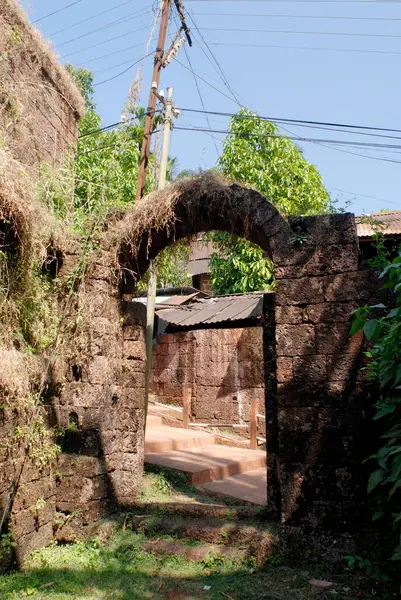 Stock image Ancient gate near Parshuram temple Taluka Chiplun District Raigadh, Maharashtra, India 