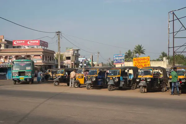 stock image Rickshaw stand, konarak, orissa, india, asia 