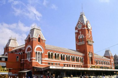 Chennai Tren İstasyonu, Tamil Nadu, Hindistan 