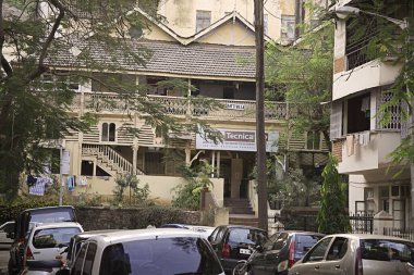 Eski bina rattivilla, Javji dadaji sokağı, Tardeo, Grant Yolu, Bombay Mumbai, Maharashtra, Hindistan 