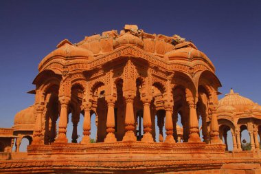 Badabagh Cenotaphs, jaisalmer, rajasthan, Hindistan, Asya 