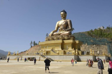 Buda Dordenma Heykeli, Thimphu, Butan, Asya 