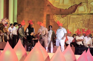 Prime minister narendra modi and bjp leader mumbai maharashtra india, asia  clipart