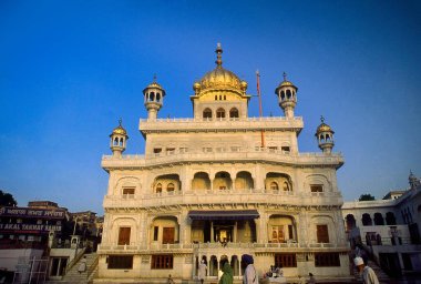 Akal Takht, Altın Tapınak, Amritsar, Punjab, Hindistan, Asya