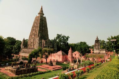 Mahabodhi tapınağı, bodhgaya, bihar, Hindistan, Asya