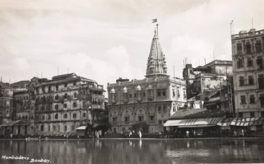 Mumbadevi tapınağı, eski Bombay Mumbai, Maharashtra, Hindistan 