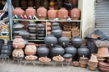 Çamur esrar dükkanı, Nasik, maharashtra, Hindistan