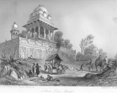 Aboos mezarı, Merat Meerut, Delhi, Hindistan 