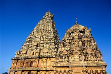 Thanjavur 'daki Brihadishvara Tapınağı, Tamil Nadu, Hindistan 