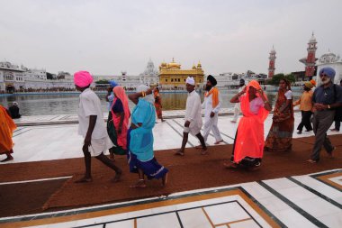 Altın Tapınak, Amritsar, Punjab, Hindistan, Asya 