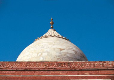 Mescid 'in tepesi, agra, delhi, Hindistan, Asya 