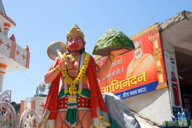 statue of Hanuman Vaishno Devi Jammu and Kashmir India clipart